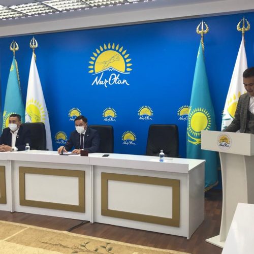 Партийцы Акмолинской области утвердили Дорожную карту  по реализации «Программы МК «Jas Otan» «Жастар -Отанға» до 2025 года !»