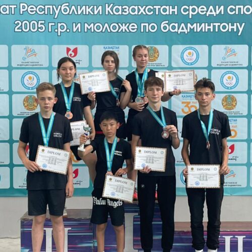 Акмолинские спортсмены стали обладателями наград чемпионата Казахстана по бадминтону