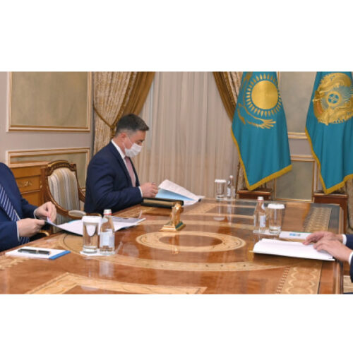Президент принял министра здравоохранения Алексея Цоя