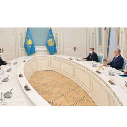 Глава государства провел встречу с Председателем Генеральной Ассамблеи ООН Волканом Бозкыром