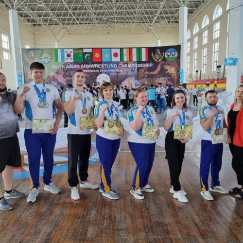 Ақмолалық армрестлерлер Азия чемпионатында жеңіске жетті