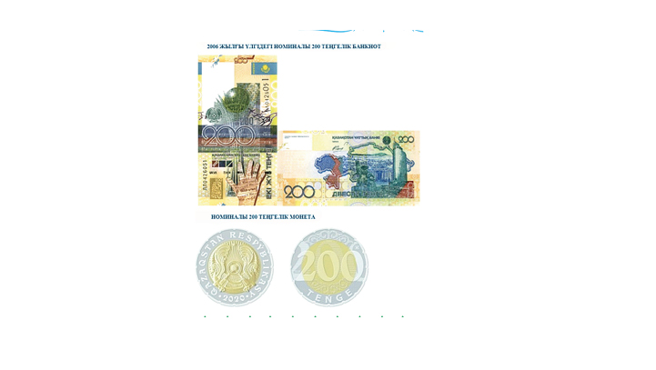 Номиналы 200 теңгелік банкноттардың  төлем қабілеттілігі туралы