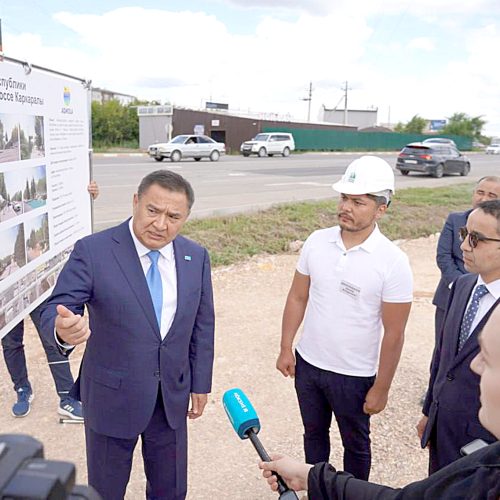 Қосшыда қала күніне  жаңа сквер пайдалануға беріледі