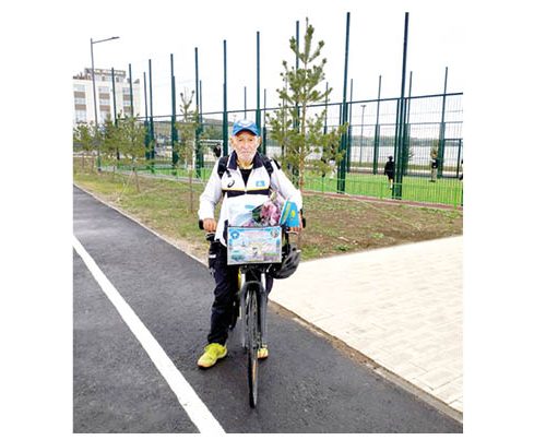 Танысыңыз, веломарафоншы Жұмабай Отарғалиев!