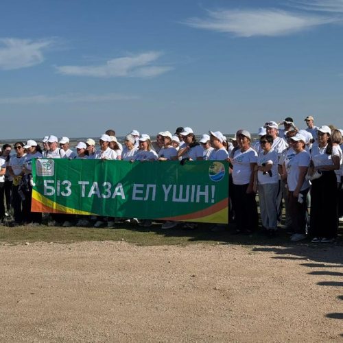 Ақкөл ауданында «Таза Қазақстан» экологиялық бастамасы қолдау тапты