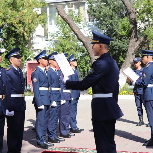 Академияның шет елде оқитын курсанттары ант қабылдады