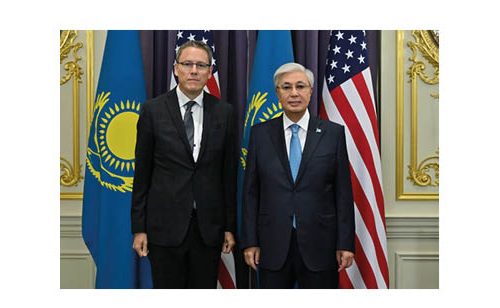 Мемлекет басшысы PepsiCo қоры директорлар кеңесінің төрағасы Стивен Кихоны қабылдады