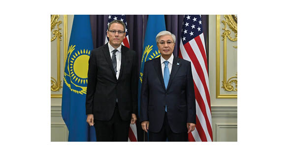 Мемлекет басшысы PepsiCo қоры директорлар кеңесінің төрағасы Стивен Кихоны қабылдады