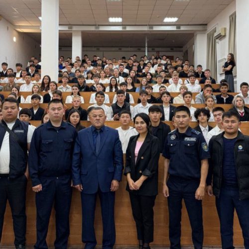 «Заң және тәртіп»: жастарға арналған ашық диалог
