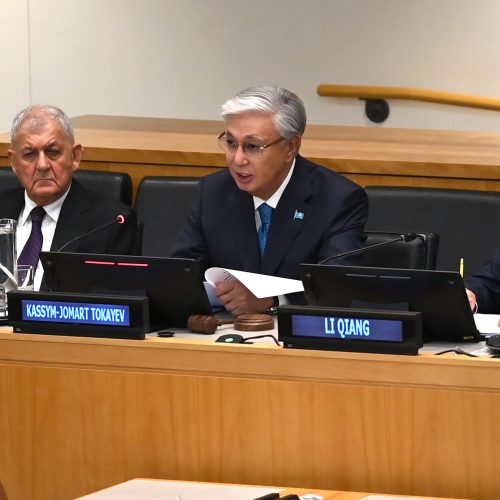 Қазақстан Республикасының Президенті Қасым-Жомарт Тоқаев Қытайдың жаһандық бастамасы жөніндегі жоғары деңгейдегі кеңеске қатысты