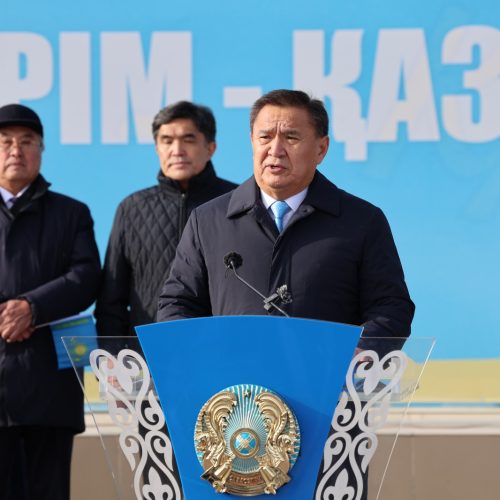 Ақмолада Мемлекеттік Ту биікте желбіреді