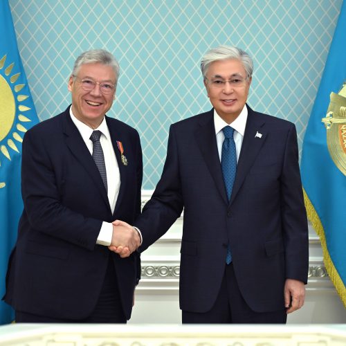 Қазақстан Республикасының Президенті Қасым-Жомарт Тоқаев Мемлекет басшысы «Швейцария – Қазақстан» парламенттік достық тобының мүшелерімен кездесті