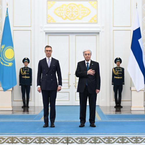 «Ақорда» резиденциясында Финляндия Президентін қарсы алу рәсімі өтті