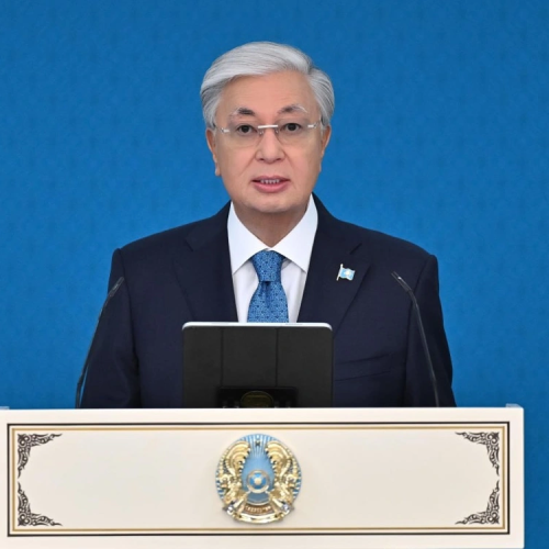 Мемлекет басшысы телекөпір арқылы KIA Qazaqstan автомобиль зауытын ашты