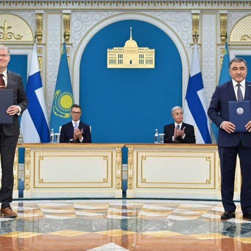 Александр Стуббтың елімізге ресми сапары аясында 15 құжатқа қол қойылды