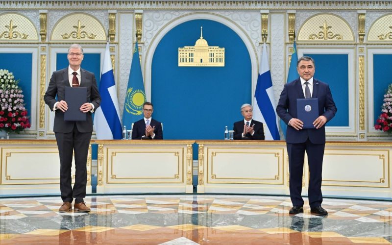 Александр Стуббтың елімізге ресми сапары аясында 15 құжатқа қол қойылды