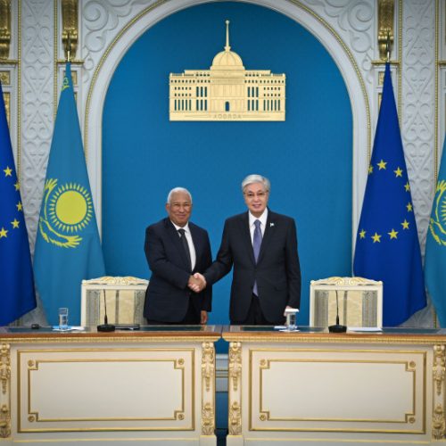 Қасым-Жомарт Тоқаев пен Антониу Кошта бірлескен мәлімдеме жасады