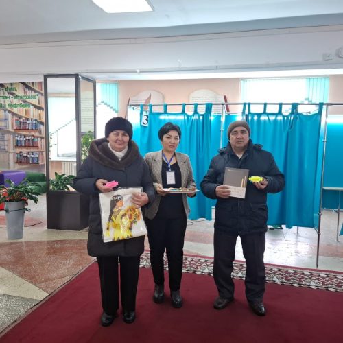 Ақкөл ауданында сайлаушылар белсенділік танытуда