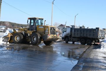 Сандықтау ауданында су тасқынына дайындық