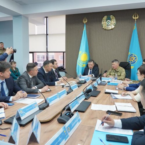 Ақмола облысында су тасқынына дайындық жөнінде жоспардан тыс кеңес өтті