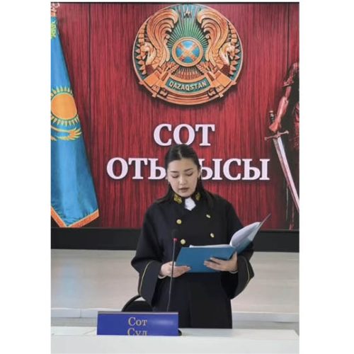 Ақмола облысы прокуратурасы студенттерге арналған көрсетілімдік сот процесін ұйымдастырды