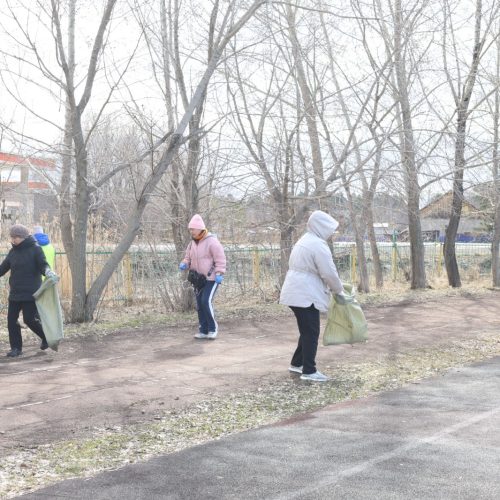 Ақкөл тұрғындары «Таза Қазақстан» бағдарламасы аясында тазалық үшін бірікті