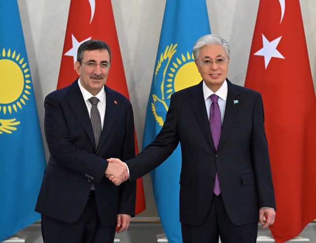 Мемлекет басшысы Түркия Республикасының Вице-президенті Джевдет Йылмазбен кездесті