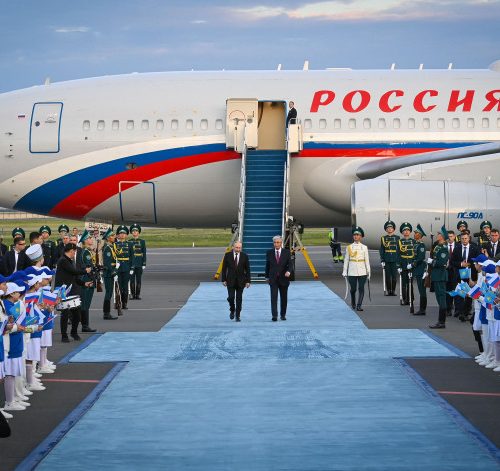 Ресей Президенті Владимир Путин Қазақстанға мемлекеттік сапармен келді
