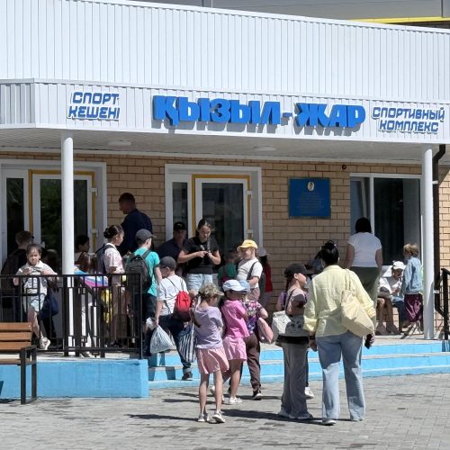 «AMANAT» партиясының қоғамдық бақылауынан өтіп, қоғам игілігіне жарап тұрған Красный Ярдағы спорт нысаны