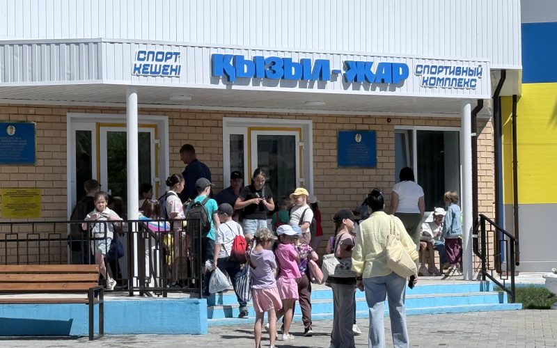 «AMANAT» партиясының қоғамдық бақылауынан өтіп, қоғам игілігіне жарап тұрған Красный Ярдағы спорт нысаны