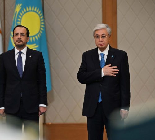 Қазақстан және Кипр президенттері шағын құрамда келіссөз жүргізді