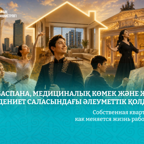 Баспана, медициналық көмек және жеңілдіктер: мәдениет саласындағы әлеуметтік қолдау тетіктері
