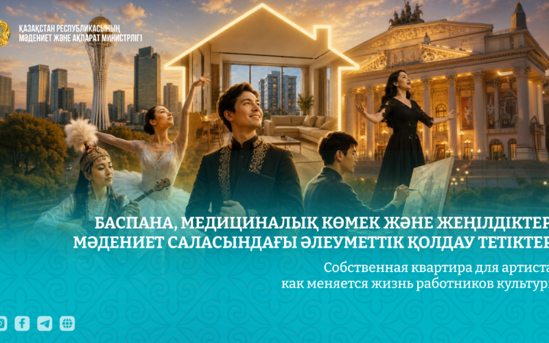 Баспана, медициналық көмек және жеңілдіктер: мәдениет саласындағы әлеуметтік қолдау тетіктері