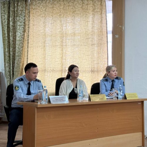 Ақмола облысында сотталғандарға «Заң және тәртіп» тақырыбында түсіндіру кездесуі өтті