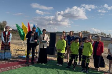 Алакөл ауылында жаңа жағажай волейбол алаңы ашылды