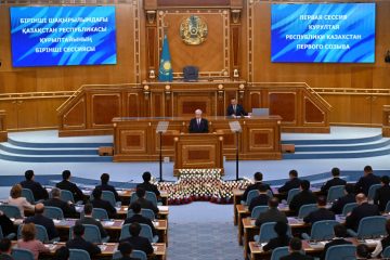 Президент Қасым-Жомарт Тоқаев бірінші шақырылымдағы Құрылтайдың бірінші сессиясының ашылуында сөз сөйледі