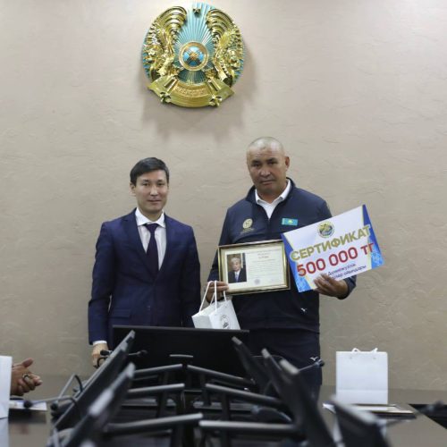 Жүлдегерлерге құрмет көрсетілді