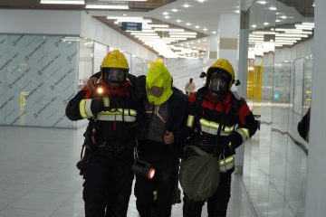 Сауда орталығында оқу-жаттығуларын пысықтады
