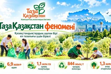 «Таза Қазақстан» феномені: қазақстандықтардың үштен бірі ел тазалығы үшін бірікті